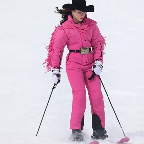 Pink Fringe snow suit - Picture 4 of 6
